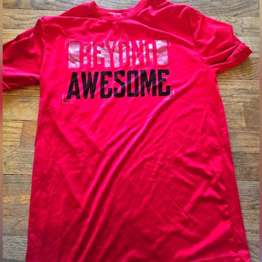 Athletic Works Red 'Beyond Awesome' Kids T-Shirt